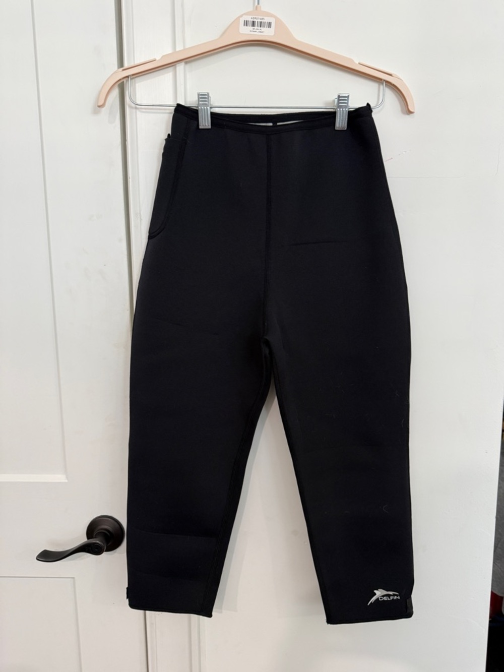 Delfin Black Neoprene Pants
